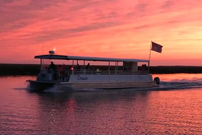 Jekyll Island Dolphin Tours - The boat, shade, and comfort level