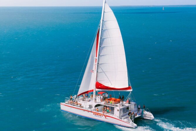 Key West: Dolphin Watching cruise & Snorkeling unlimited beer & soda - The lighthouse and harbor views