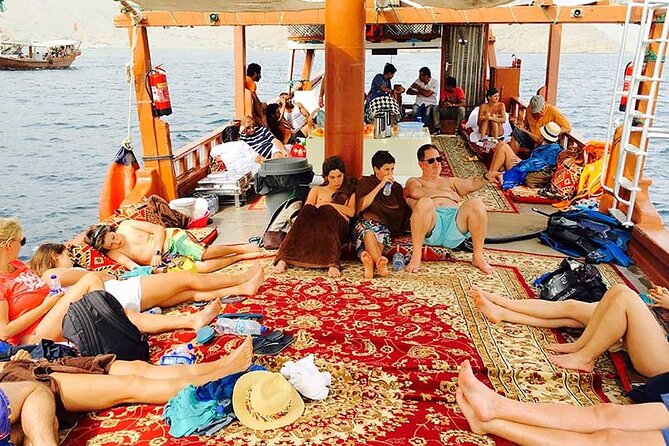 Khasab Dhow cruise-Half day with summing, dolphin watching - Dolphin watching along the route