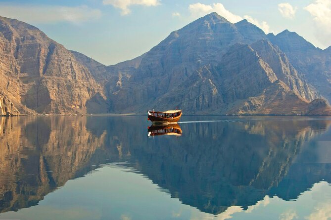 Khasab Full Day Dhow Cruise With Enjoying Snorkeling, Lunch & Dolphin Watching - Cruising Through the Oman Fjords