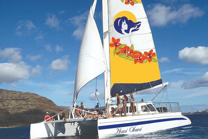 Kona Tradewind Catamaran Day Sail - Setting out from Honokohau Harbor at 2:15 p.m.