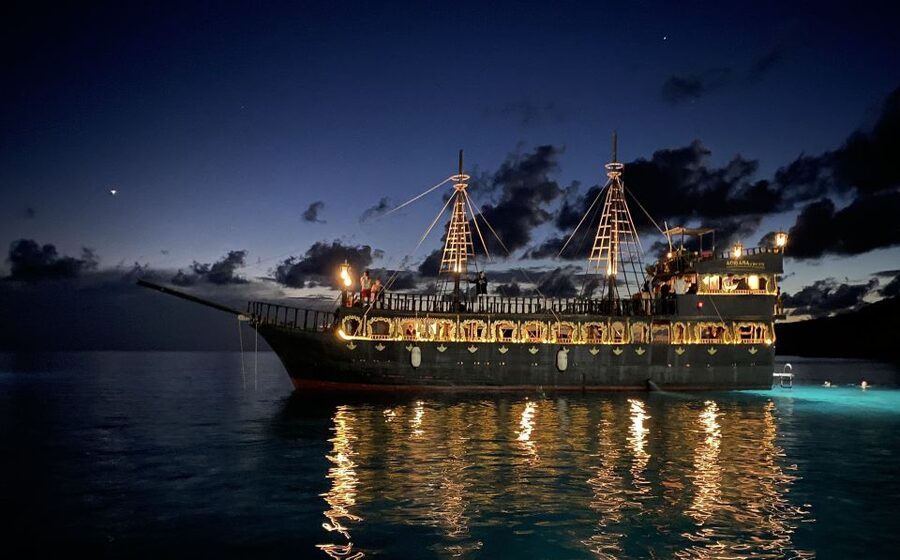 Lampedusa: Sunset Dolphin Sighting on a Pirate Ship - What the $65 price really includes