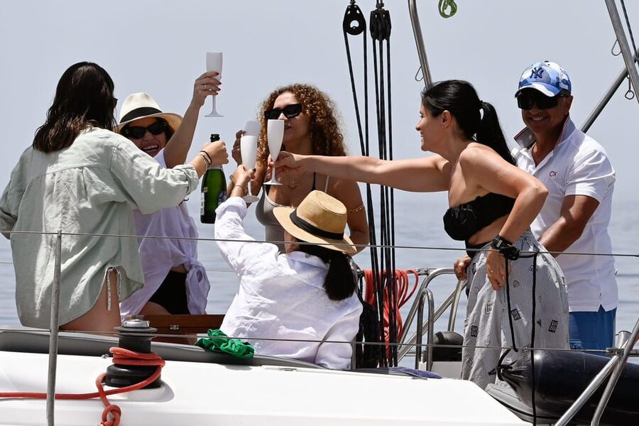 Marbella: Dolphin-Watching Sailboat Trip with Drinks, Snacks - Watching for dolphins in open water