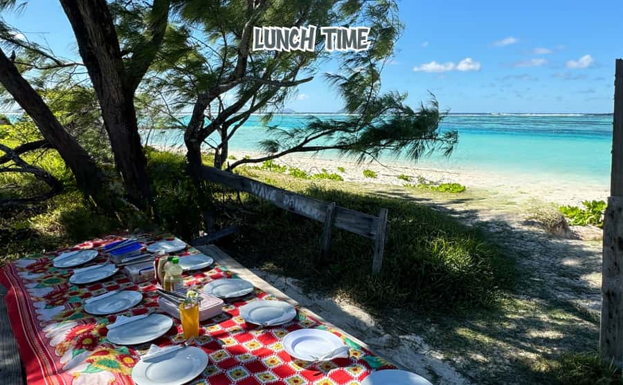 Mauritius: Benitier Island - Swim Dolphins - Speedboat & BBQ - A quieter water stop for snorkeling