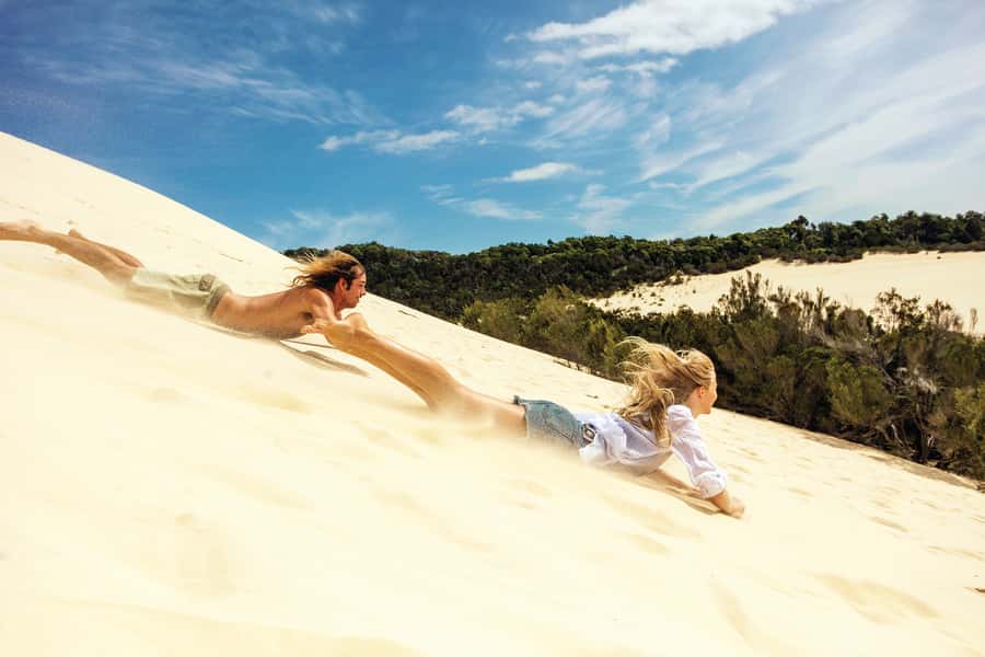 Moreton Island: Desert Safari Tour & Dolphin Viewing - Free time for pools, beach, and Eco Ranger activities