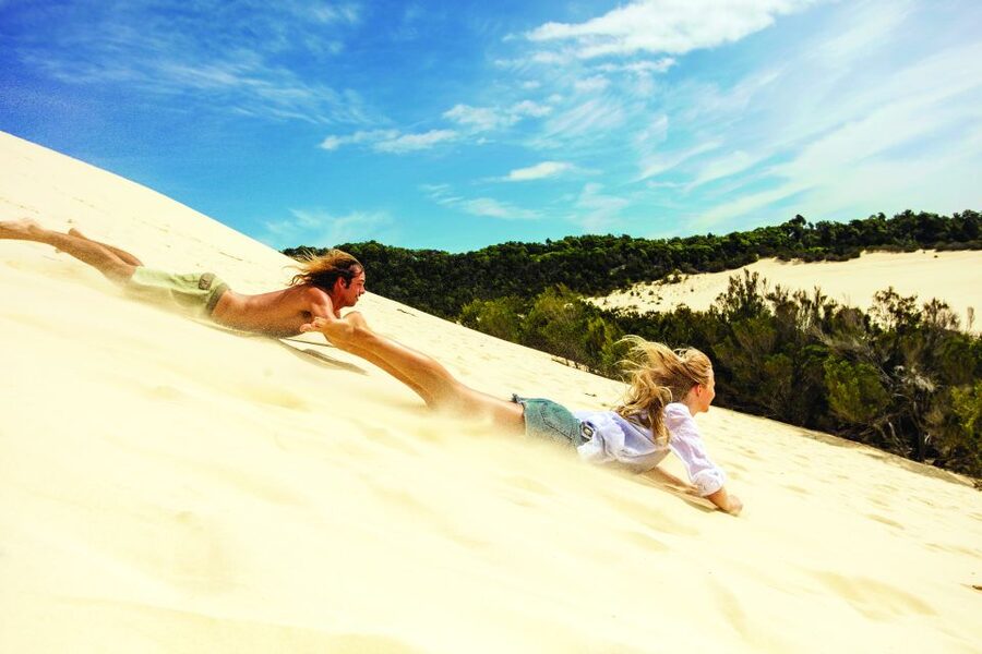 Moreton Island: Desert Safari Tour & Dolphin Viewing - Sunset drinks before the dolphin viewing