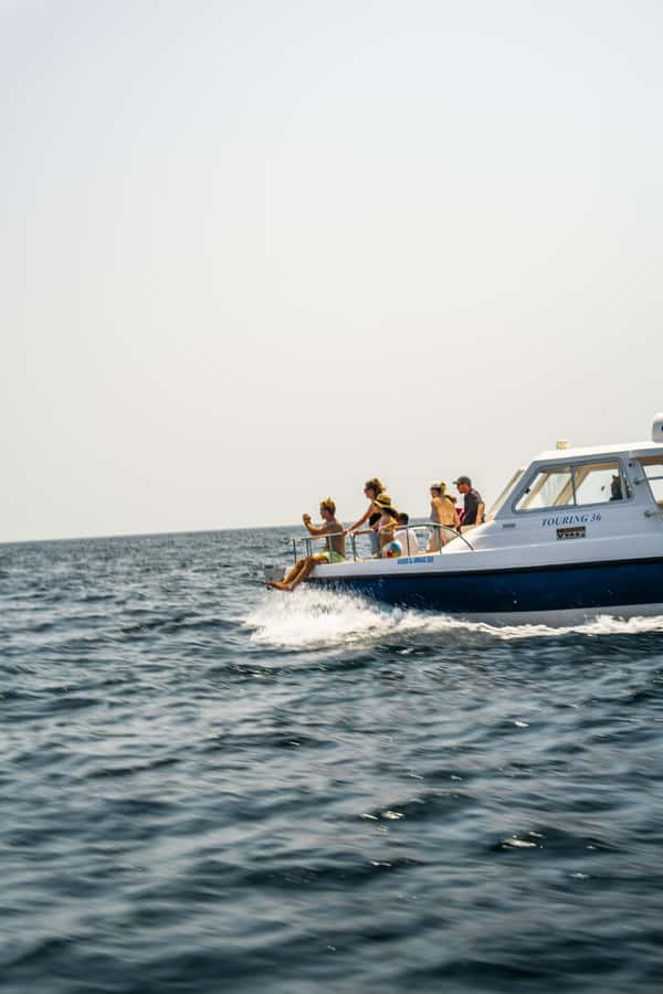 Muscat: Dolphin Watching Boat Trip with Snacks & Local Guide - The first run along Muscat’s coast