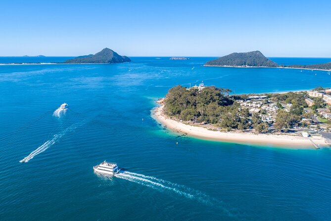 Newcastle: Port Stephens day tour - Dolphins, hike & swim! - Lunch at Aussie Bob’s Fish and Chips