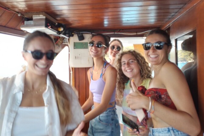 NP Brijuni Island Swimming & Dolphin Watching Sunset Cruise - Dinner arrives as the sun begins to drop
