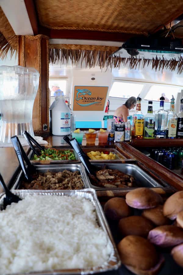 Oahu: Snorkeling & Dolphin Watch Cruise w/ Luau Style Buffet - Crew service and onboard comfort