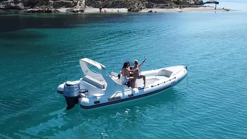 Olbia: Sunset and dolphin watching - Leaving Molo Brin on a compact speedboat