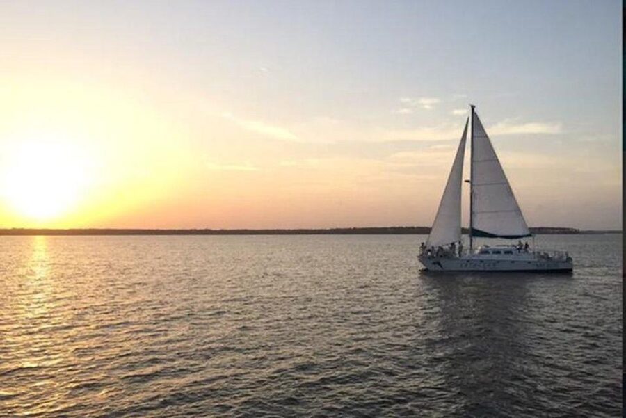 Orange Beach: Dolphin & Sailing Cruise Aboard 52' Catamaran - Setting Out From Orange Beach