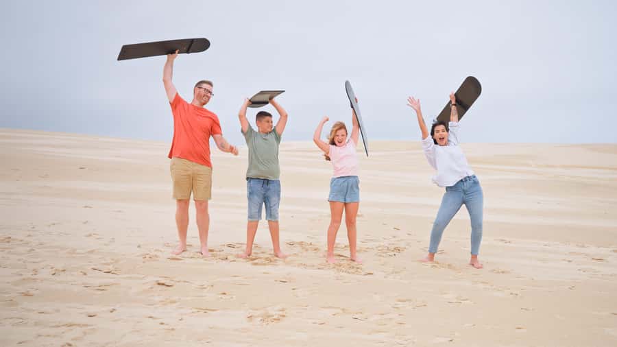Port Stephens: Dolphin Cruise, Lunch, Koalas & Sandboarding - Lunch with a Port Stephens view
