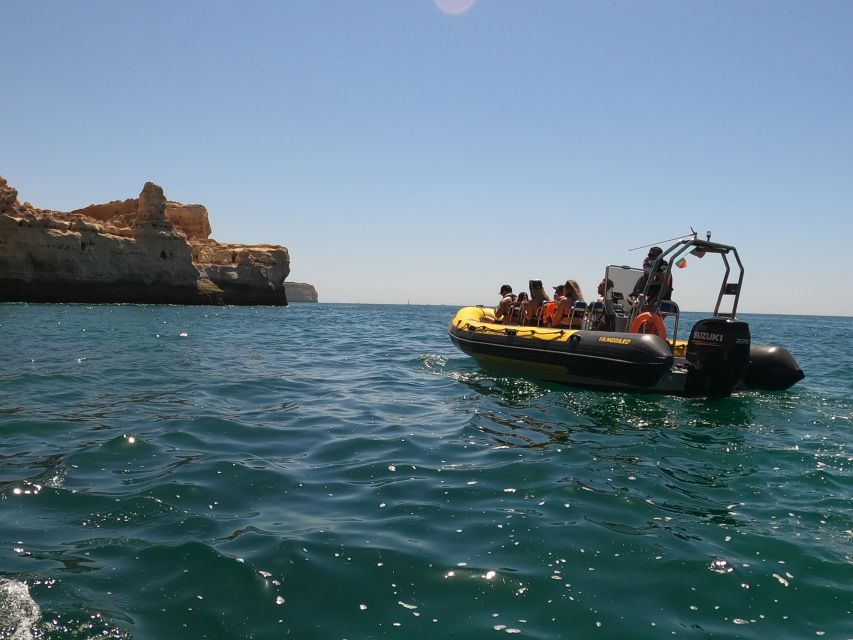 Portimão: 2-Hour Dolphin Watching Boat Tour - Leaving Portimão harbor for open water