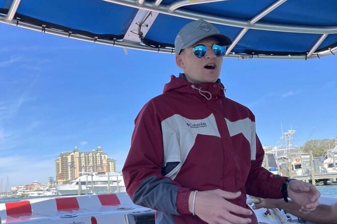 Private Dolphin Spotting Thrill Ride in Destin - What the captain adds to the hour