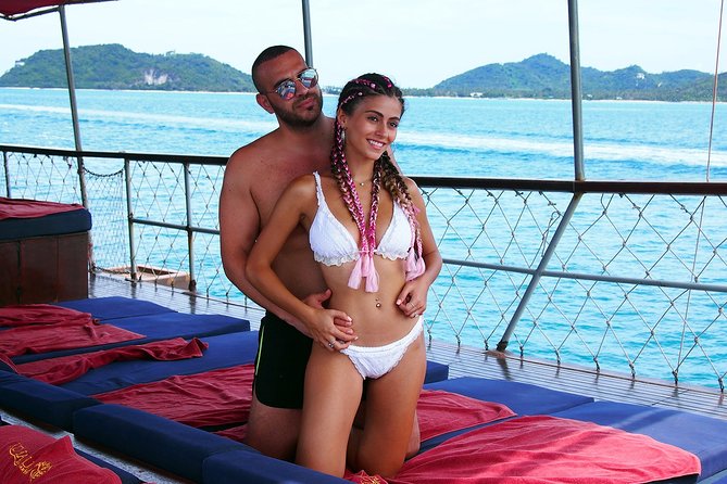 Private Full-Day Red Dragon Yacht for Snorkeling Koh Tan & Visit Pink Dolphin - Pig Island and the weather-dependent alternative