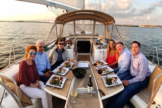 Private Morning Sail/ Dolphin Tour on 50ft Fate, BYOB or Catering - Passing the Charleston Battery and waterfront homes