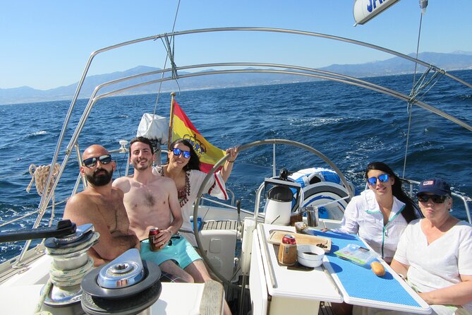Private Sailing - dolphin Experience Estepona - drink & food - 4h - Sunset sailing and changing departure times