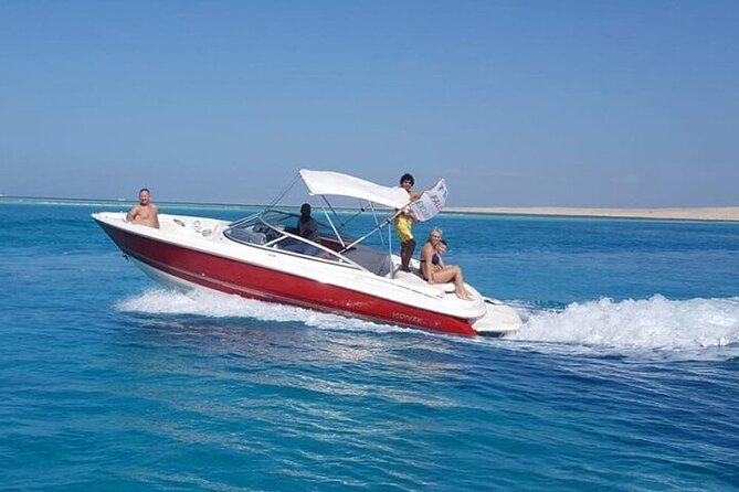 Private Speed Boat Snorkeling with Dolphins Trip - Hurghada - Speeding across the Red Sea
