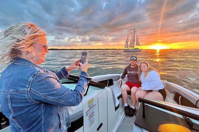 Private Sunset and Dolphin Tour in St. Petersburg, Florida - Watching for dolphins beside the boat