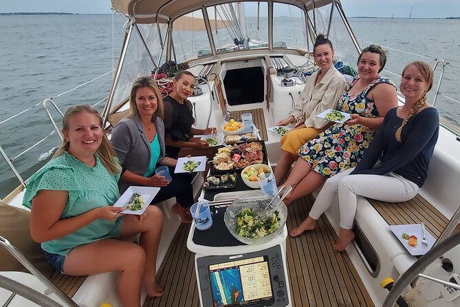 Private Sunset Sail BYOB Dolphin/History Tours on 43ft Mystique - Key details before you book