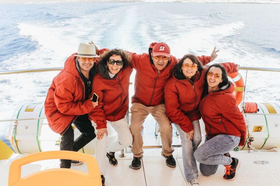 Puerto del Carmen: Dolphin-Watching Speedboat Tour with Swim - The Atlantic swim from the back of the boat