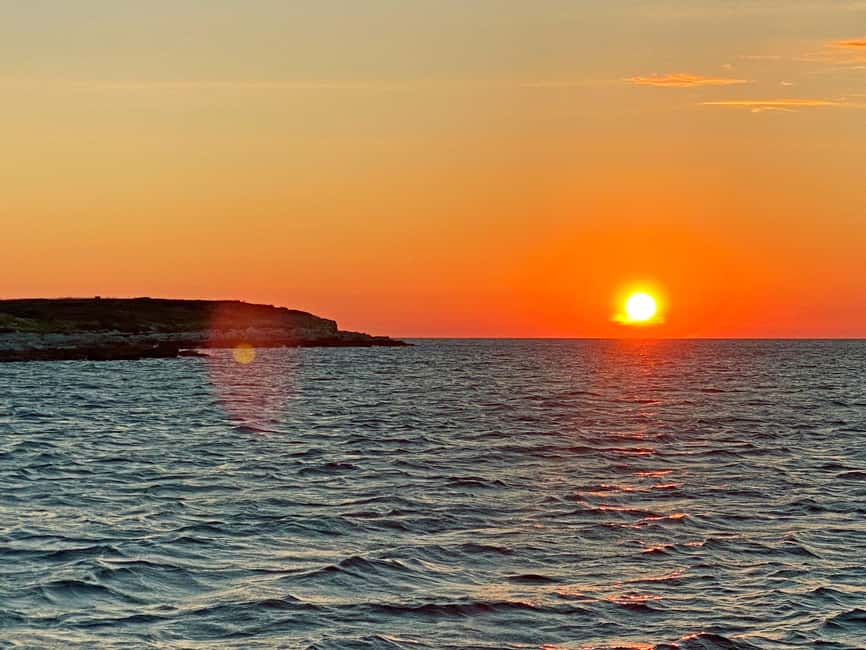 Pula: Dolphin Sunset Cruise to Brijuni with Dinner & Drinks - Dinner with wine, soft drinks, and simple choices