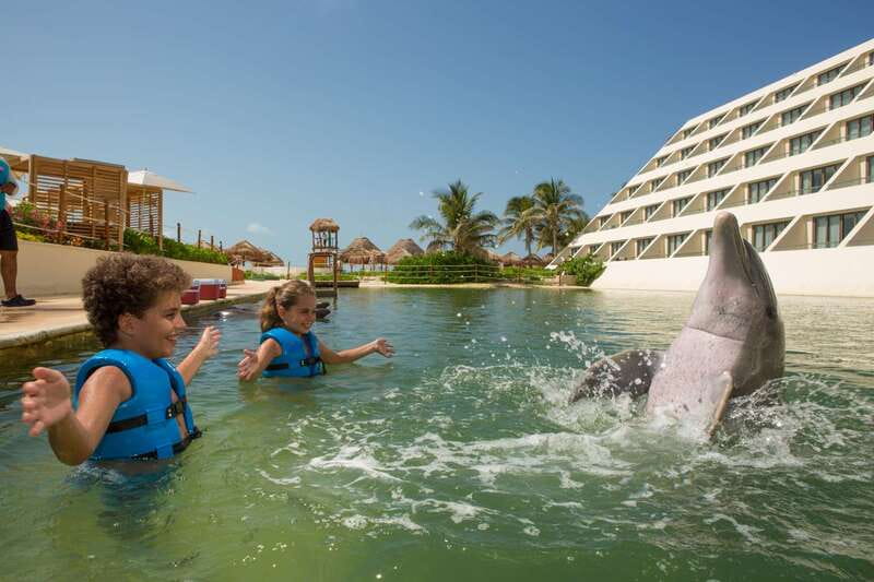 Punta Cancun: Swim with dolphins Interax - Who will enjoy this most?
