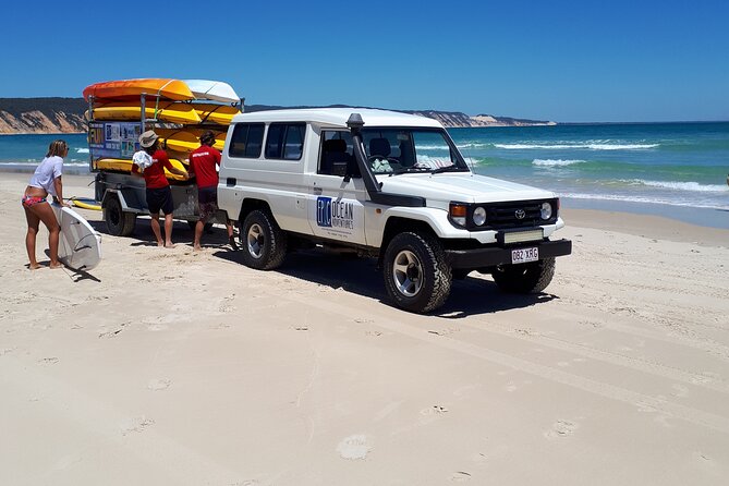 Rainbow Beach: Dolphin & Wildlife Ocean Kayak & Beach 4WD Tour - Sunrise, timing, and the three-and-a-half-hour format