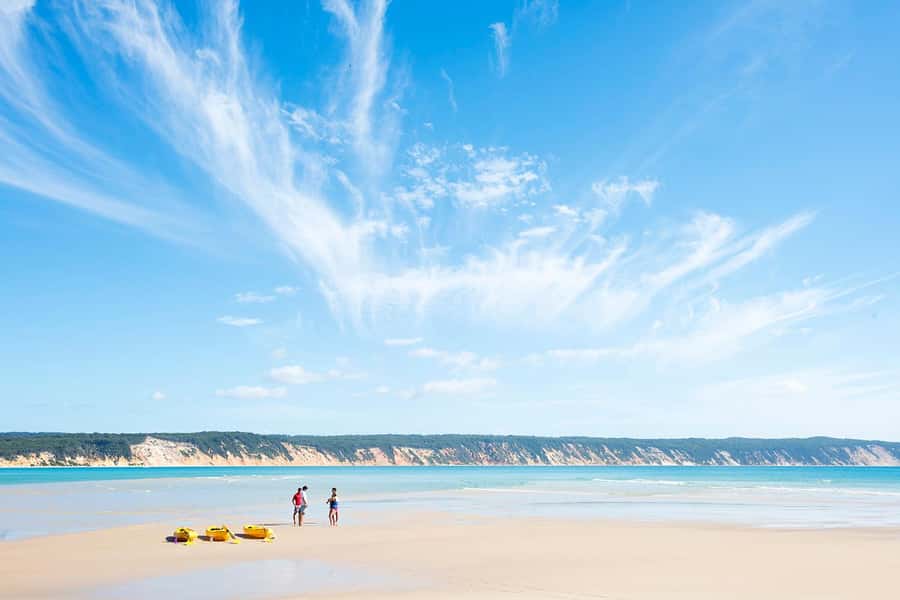 Rainbow Beach: Kayaking with Dolphins and Beach 4WD Tour - A 4WD route through Great Sandy National Park