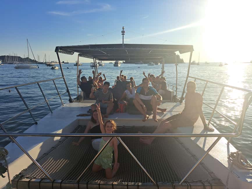 Rovinj: Sunset & dolphin group tours with Catamaran - Practical planning for a smooth evening