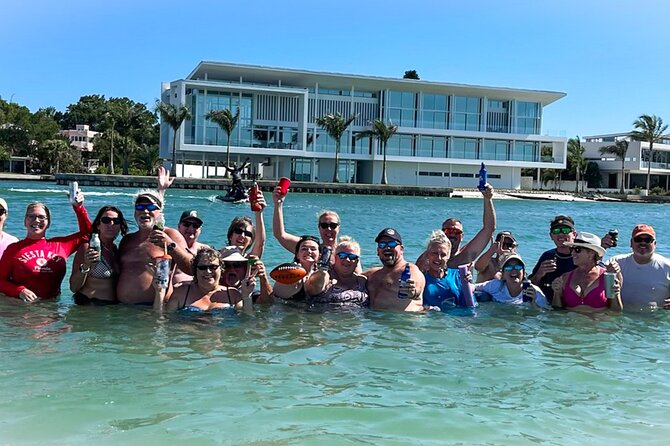 Sandbar, Beach, Dolphin Watching Cruise Sarasota, Florida - A good choice for families and celebrations