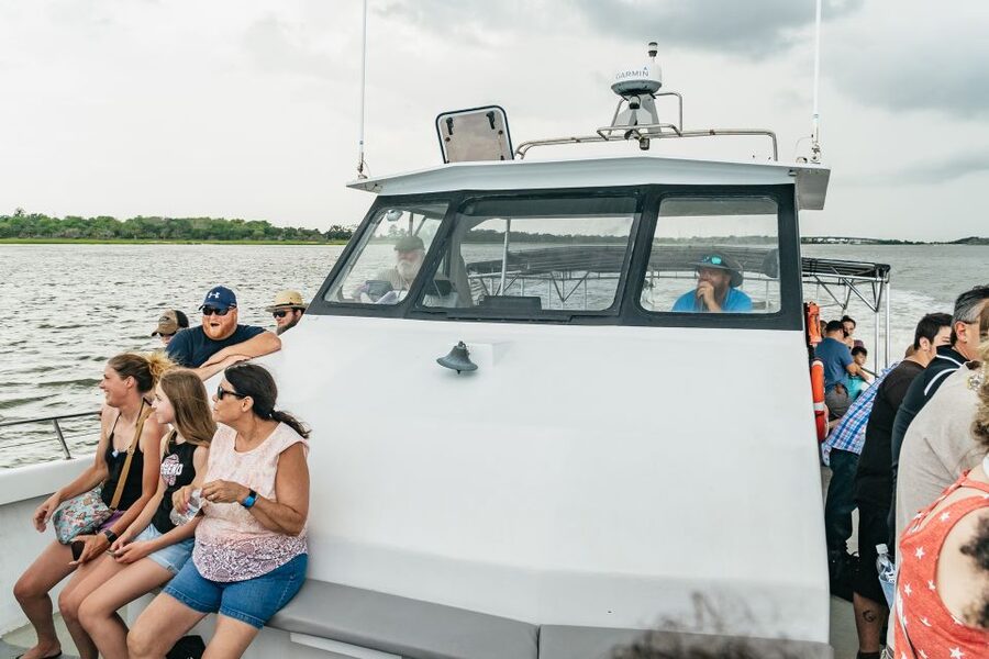 Savannah: Tybee Island Dolphin Tour - From Savannah to Tybee Island by trolley or bus