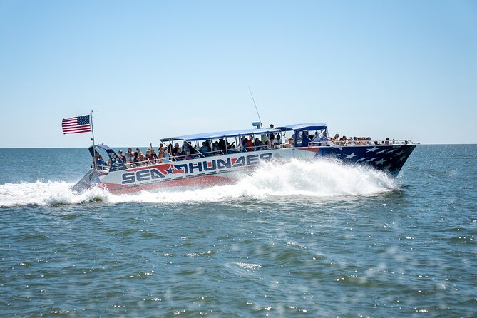Sea Thunder Cruise-2 Hour Tour Surrounded by Dolphins in S.C - The First 15 Minutes on the Intracoastal Waterway