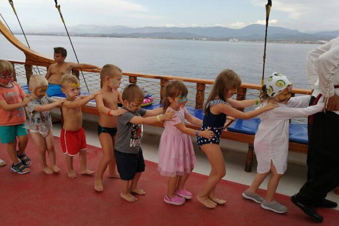 Side: Dolphin Island Boat Tour with Foam Party and Lunch - The Final Sand Swim at Manavgat Bosphorus