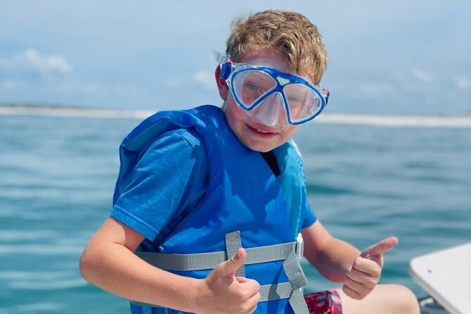Snorkeling, Dolphin and Wildlife Sightings at St. Andrews Bay - First stop: Shell Island and the hunt for small treasures