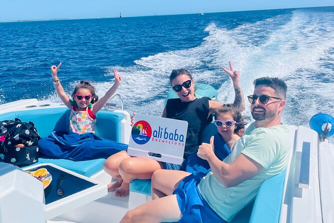 Speed Boat 4 Hours Swim Dolphin, Orange Island ,Snorkeling - What the speedboat adds to the Red Sea outing