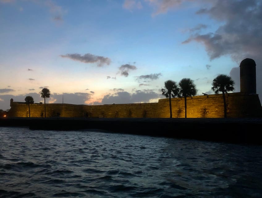 St. Augustine: Sunset Boat Tour with Dolphin Spotting - Castillo de San Marcos From The Water