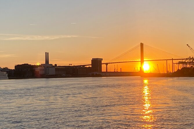 Sunset Dolphin Eco Tour - Sunset photos and the return to Savannah