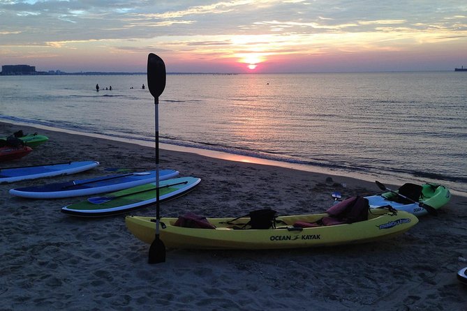 Sunset Dolphin Kayak Tours - Paddling the Chesapeake Bay with dolphins nearby