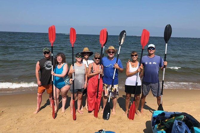 Sunset Dolphin Kayak Tours - Chesapeake Bay Bridge-Tunnel at sunset