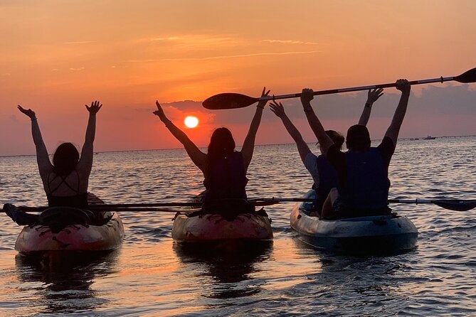 Sunset Kayaking with Dolphins - What happens when the weather changes