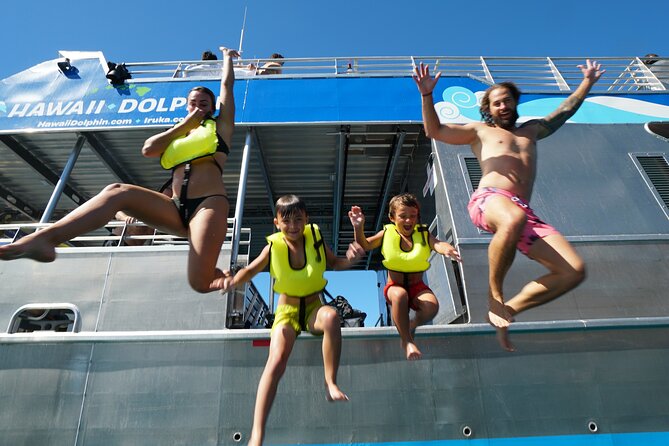 Swim with Dolphins Catamaran with Waterslide & Lunch on Oahu - Handling Seasickness and Rough Water
