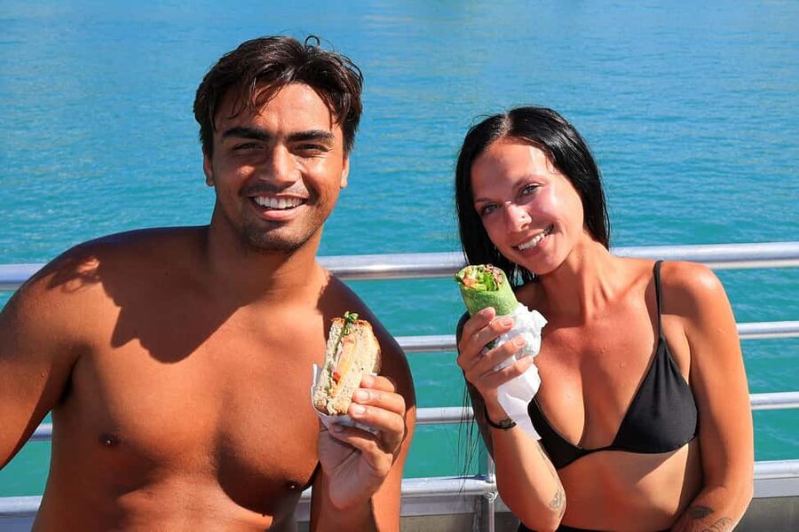 Swim with Wild Dolphins Oahu Speedboat Snorkeling Adventure! - Lunch between two water stops