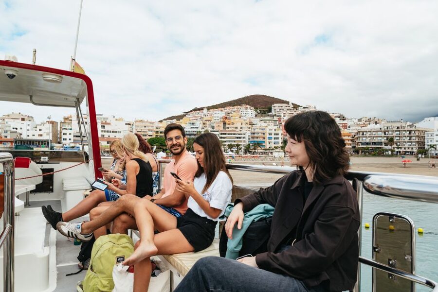Tenerife: Eco-Yacht Whale and Dolphin Watching and Swimming - Finding Travelin Lady at Los Cristianos