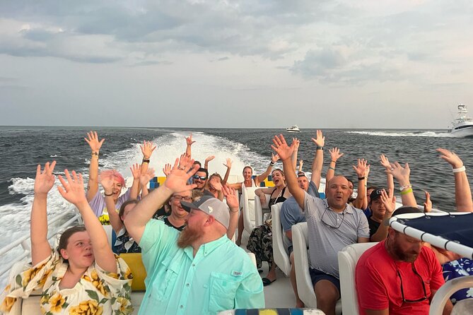Thriller Speedboat Dolphin Tours in Destin Florida - Leaving Destin Harbor at Slip A