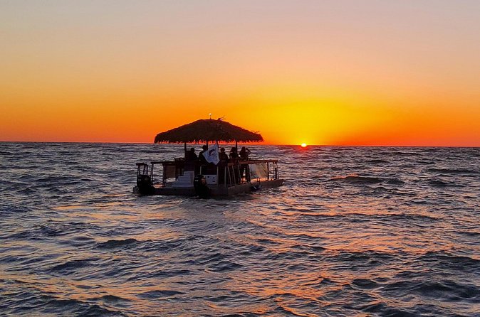 Tiki Time! A Public Cruise to Sandbars, See Dolphins or Sunset. - Sunset rides and the value of timing