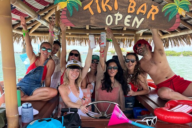 Tiki Time! A Public Cruise to Sandbars, See Dolphins or Sunset. - What the $79 price includes