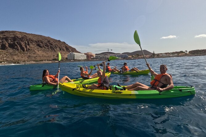 Turtle and Dolphin Watching Kayaking and Snorkeling Tour - The Palm Mar Cave and Cave of the Lovers